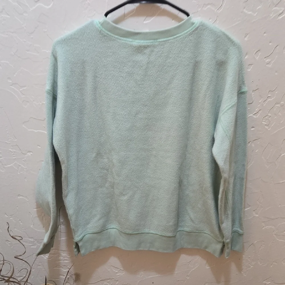 3/$10 American Eagle Outfitters Mint Crewneck Sweater - Picture 3 of 7